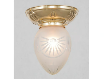PANNON 8/14 - Brass ceiling light by Patinas Lighting - view 2